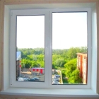 Двустворчатое окно KBE 1400*1300