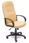 Кресло для руководителя DEVON кож/зам, бежевый с перфорацией