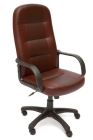 Кресло для руководителя DEVON кож/зам, коричневый с перфорацией
