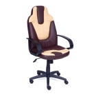 Игровое кресло NEO (1) кож/зам, коричневый/бежевый