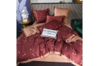 Комплект постельного белья Семейный Сатин Роял Тенсель на резинке TSR003