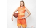 Женская баскетбольная форма ZAVERA (оранжевый)