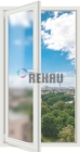Одностворчатое пластиковое окно Rehau Blitz 60 (поворотное)