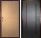 Входная недорогая дверь для квартиры с МДФ панелями ДМ-342