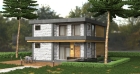 Монолитный двухэтажный дом ЧИОС 106 (White-Box)
