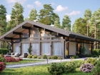 Одноэтажный дом по технологии Фахверк «Проект Турин»