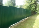 Забор из профлиста 1,75 м С10 с односторонним полимерным покрытием 