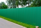 Забор из профлиста 1,75 м С10  с двухсторонним полимерным покрытием 