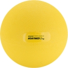 Мяч утяжеленный HEAVYMED 15 см 2 кг желтый Ledraplastic