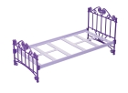 Кроватка фиолетовая (каркас)