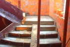 Монтаж бетонной лестницы