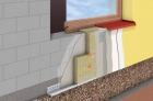Утепление фасада плитным утеплителем с устройством защитно-декоративного покрытия