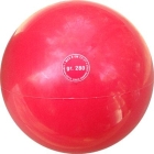Мяч для художественной гимнастики RITMIC 17 см 280 г красный Ledraplastic